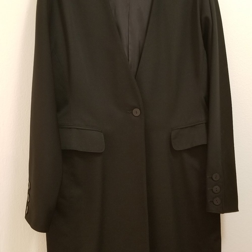 Claude Montana Women Black Wool Blazer/Jacket  NEW